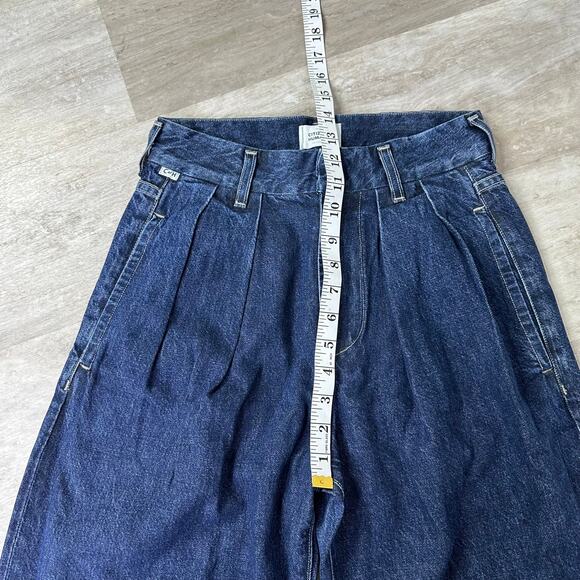Citizens of Humanity Petra Pleated Wide Leg Jeans in Eden  Size 23 - Picture 4 of 11